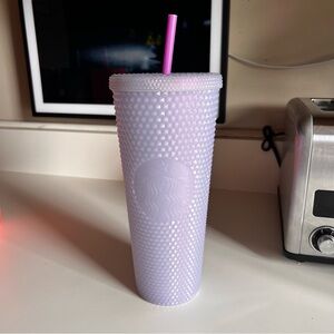 Starbucks Pastel Purple Textured Tumbler